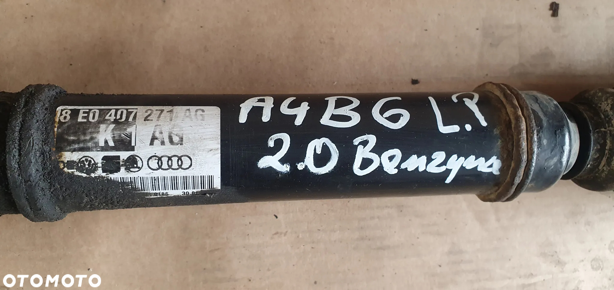 Półoś prawy lewy przód przednia prawa lewa Audi A4 B6 Automat 2.0 8E0407271AG - 8