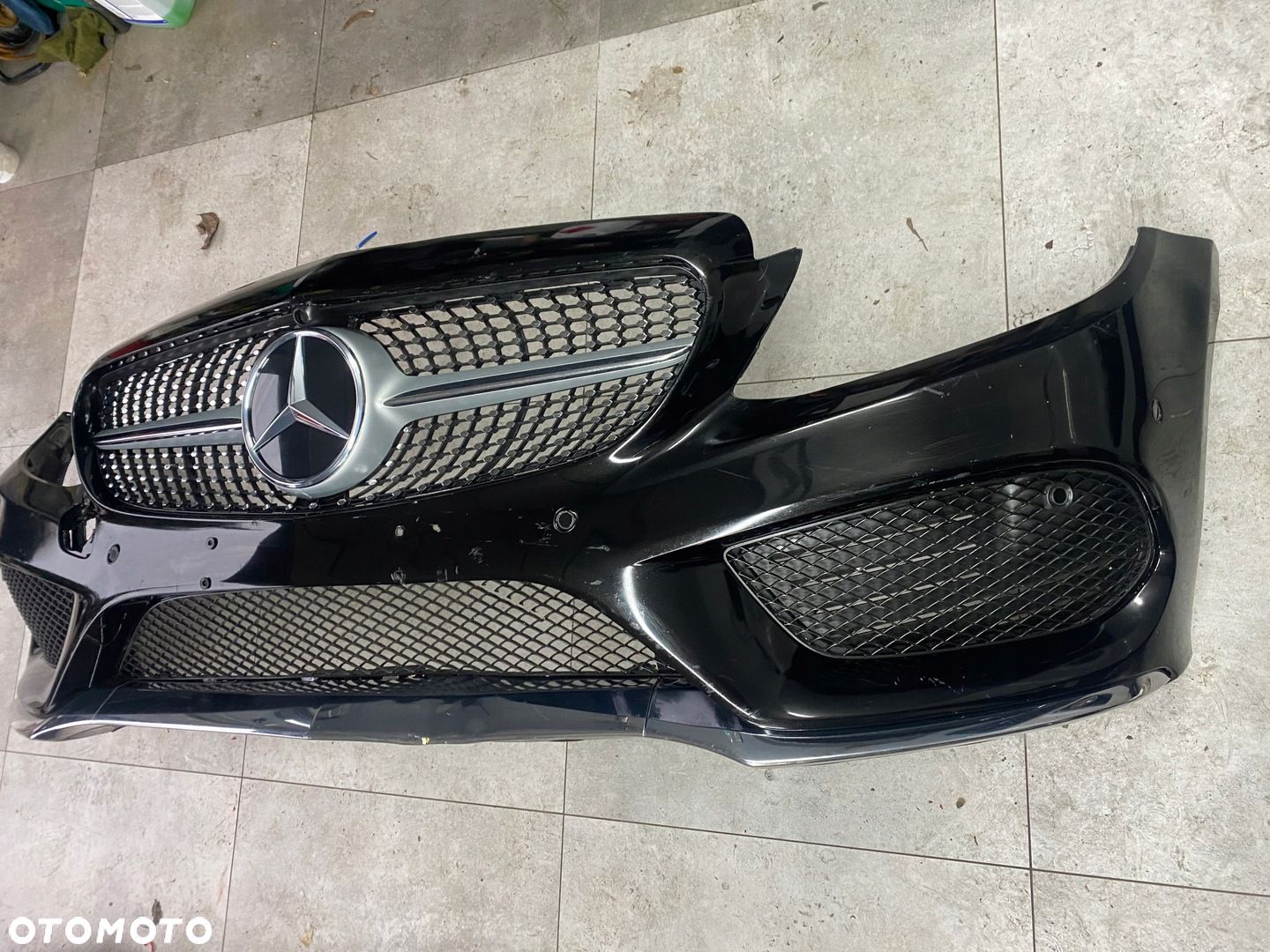 MERCEDES W205 14-17 AMG ZDERZAK 191 KMP ORG - 1