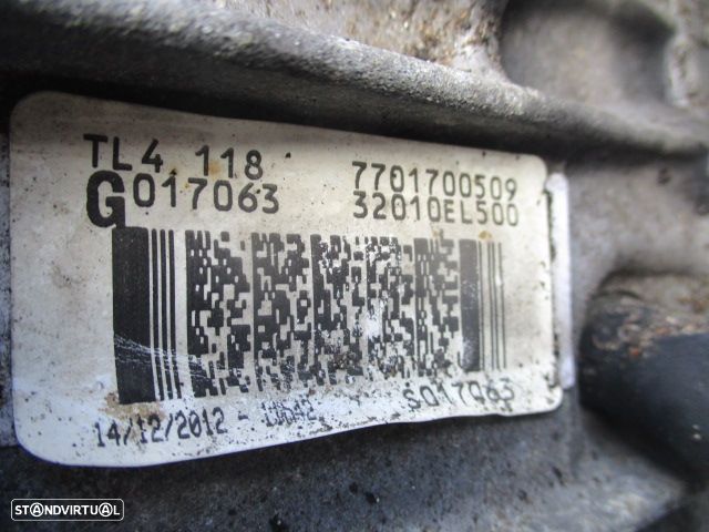 Caixa Velocidades TL4118 NISSAN NV200 2013 1.5DCI 110CV 5P BRANCA DIESEL 6V - 4