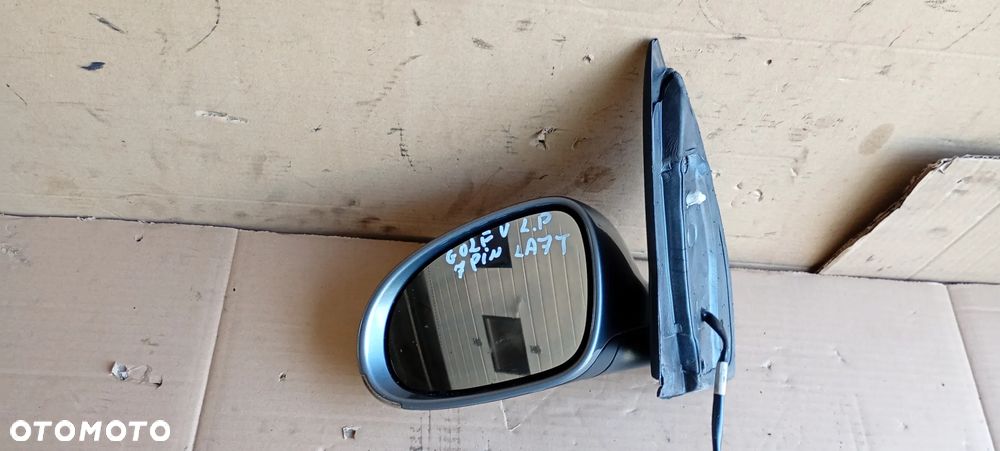 Lusterko zewnętrzne lewe 7 Pin VW Golf V LA7T - 8