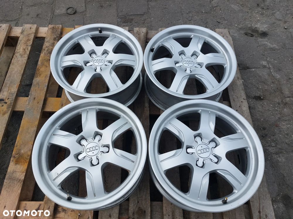 AUDI A5 A4 B8 FELGI ALUFELGI R17 7.5J ET28 5X112 OE 8T0601025B PROSTE! - 1