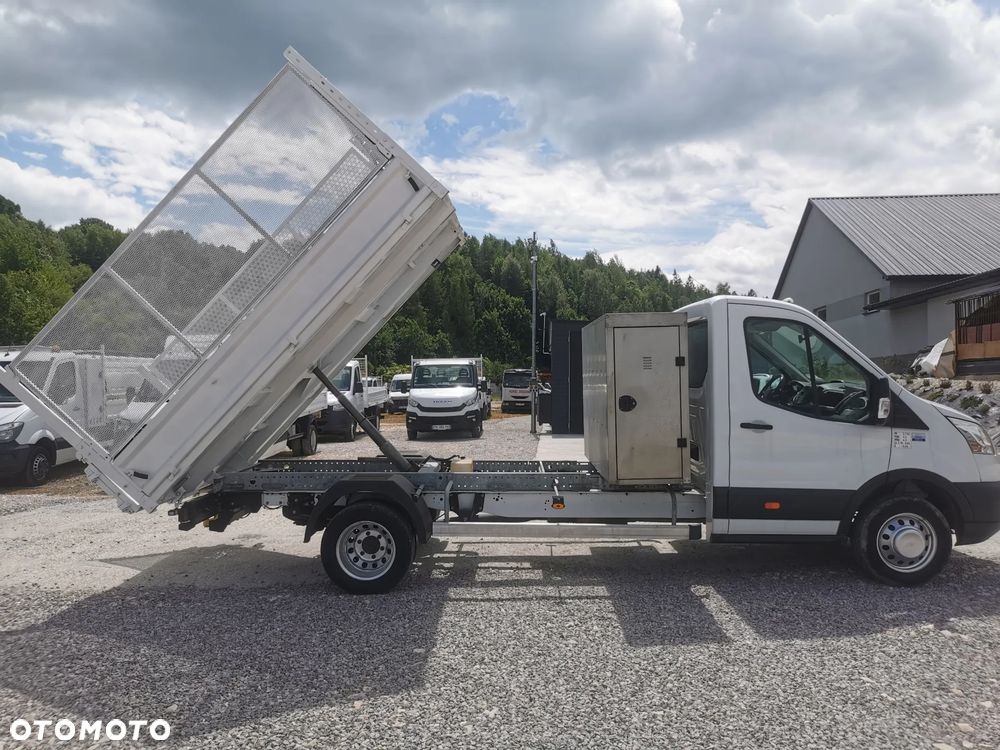 Ford Transit 2.0-170KM Wywrotka blizniak Klima Niski przebieg kiper do 3,5t tranzit - 5