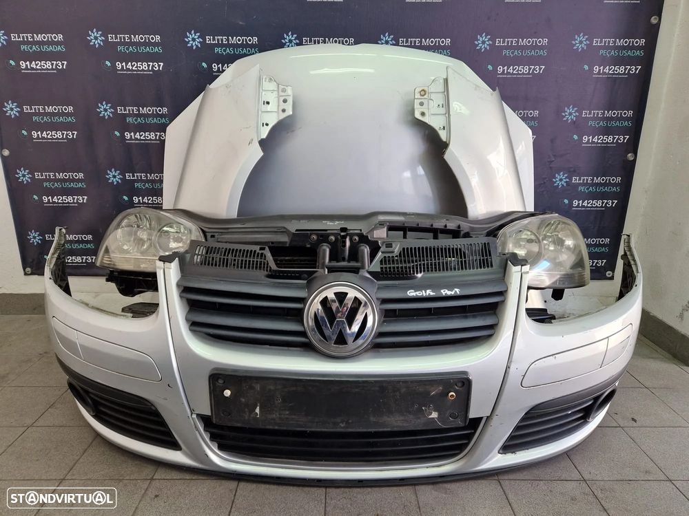 Frente completa usada VW GOLF 5 V GT parachoques oticas guardalamas capot - 3