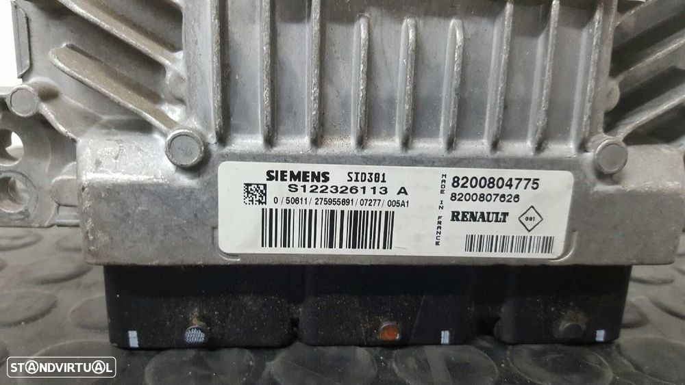 CENTRALINA DO MOTOR UCE RENAULT SCENIC II 1.9 DCI DIESEL - 7