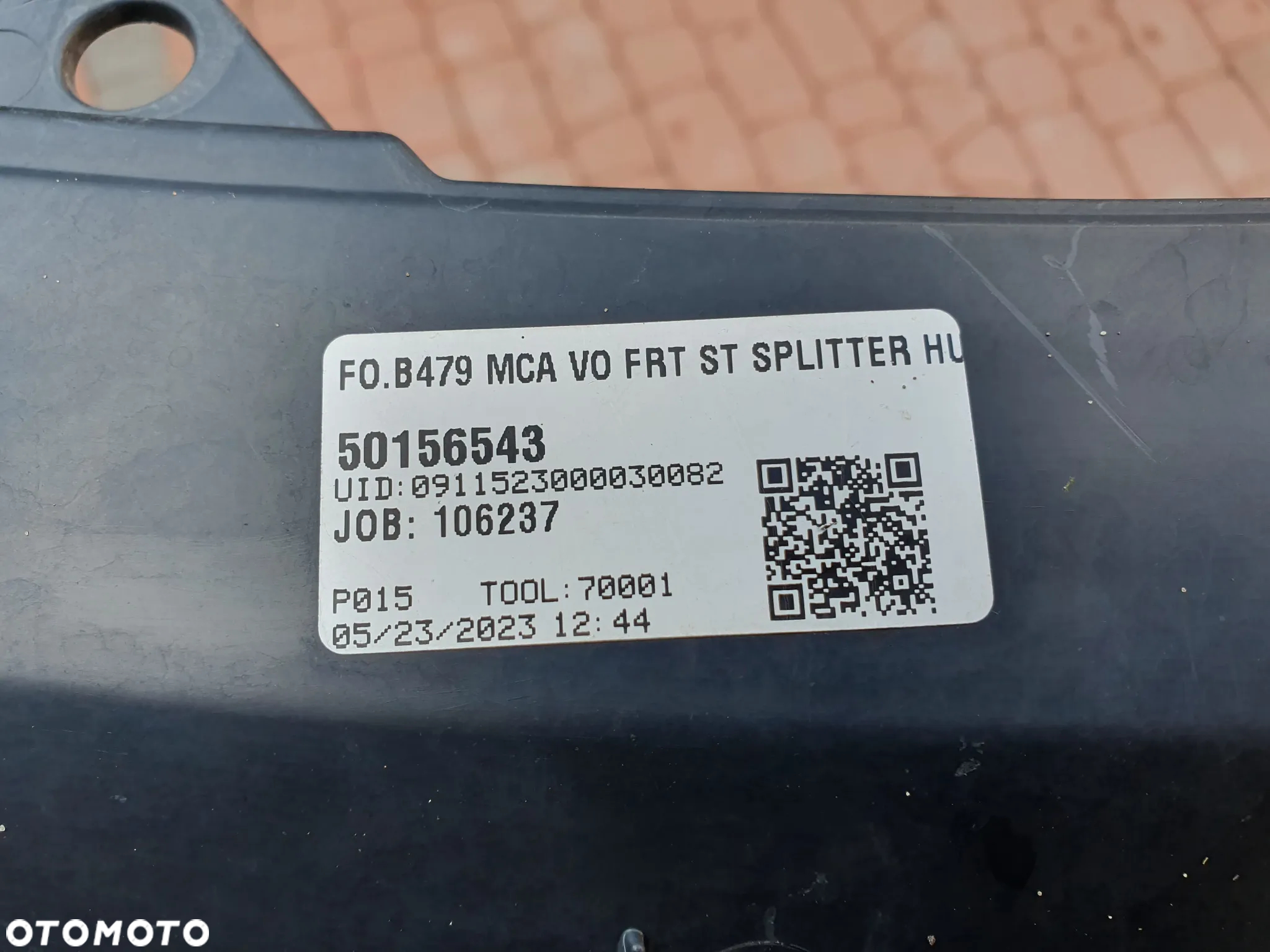 Listwa Dolna Spojler Zderzaka Przód Ford Fiesta MK7 LIFT ST C1BB-17B769-A - 7