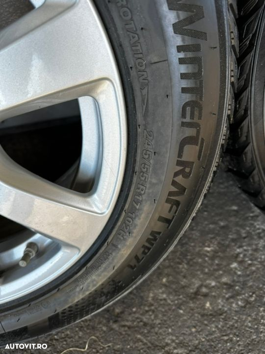 roti jante anvelope cauciucuri de iarnă bmw F01 seria 730d seria 5 Gt F07  R17 245 55 kumho dot 2019 X3 F25 - 3