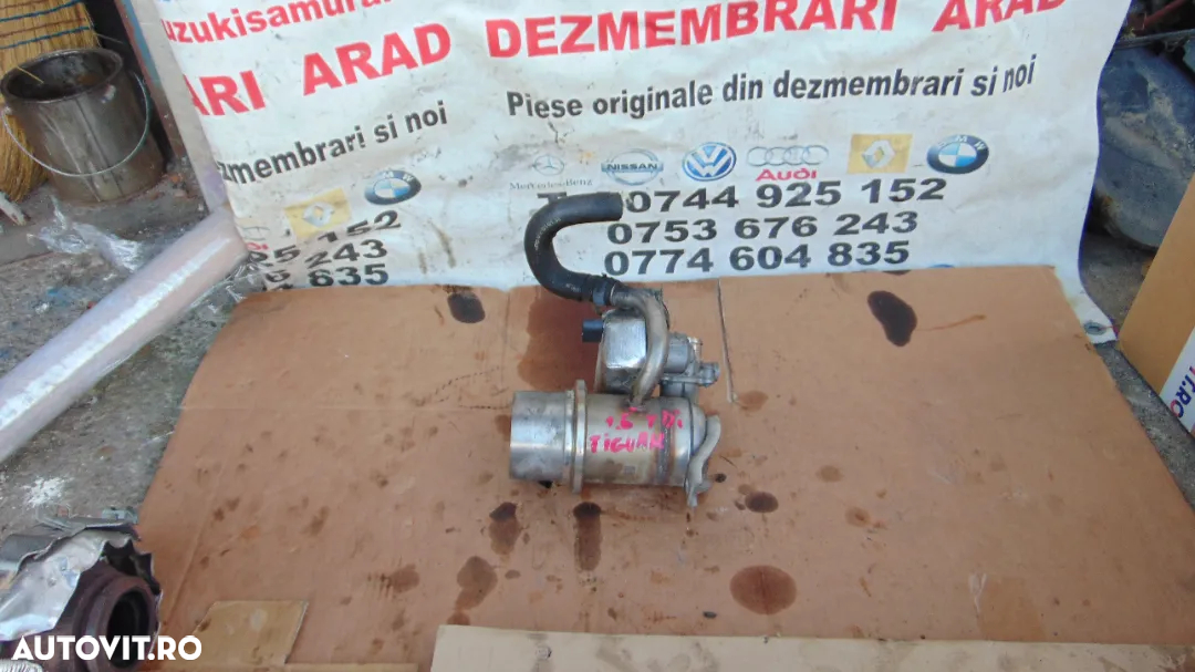 Racitor gaze cu EGR VW tiguan 1.6 euro 6 passat b8 golf 7 touran audi a3 skoda octavia fabia polo s - 4