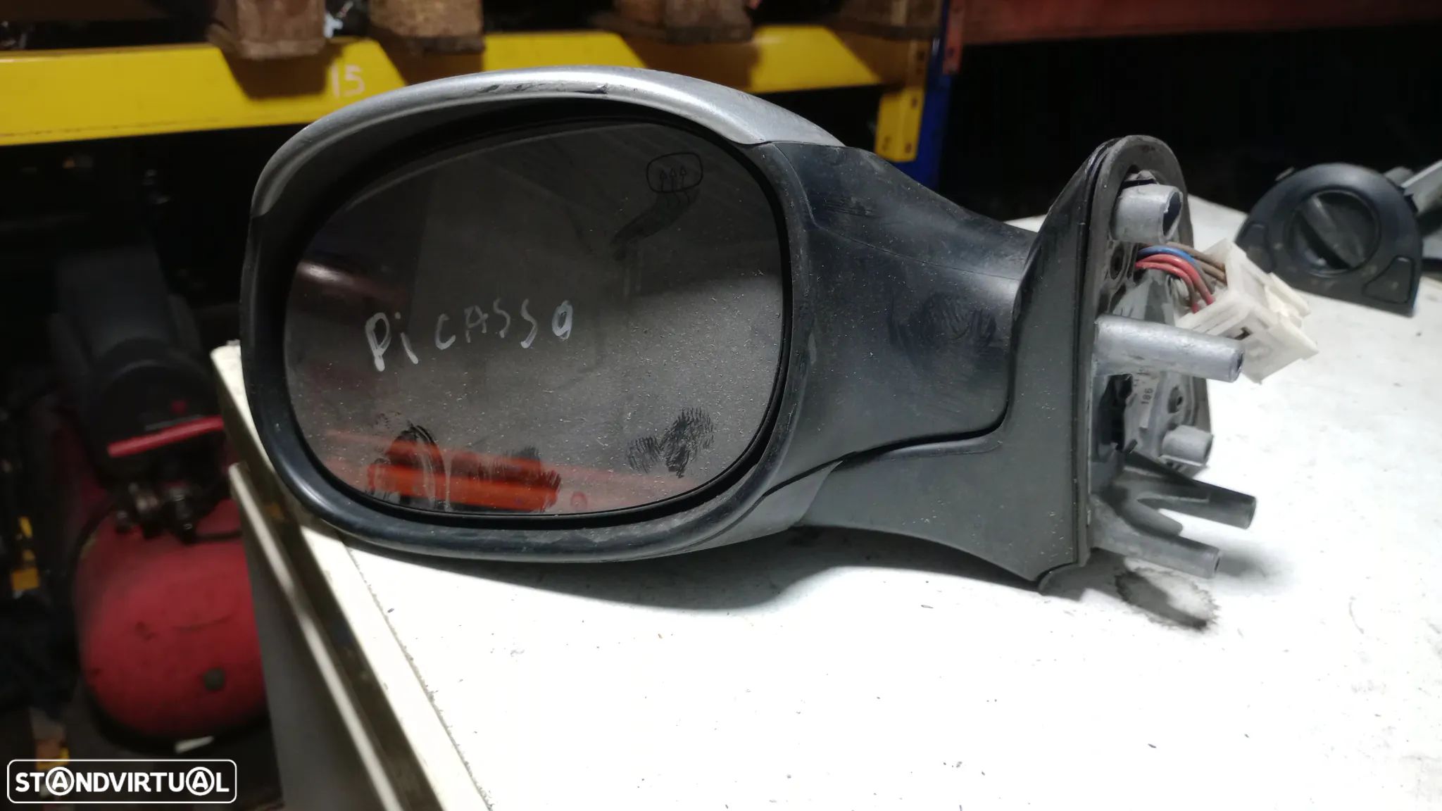 Retrovisor Citroen  Picasso Esquerdo - 1
