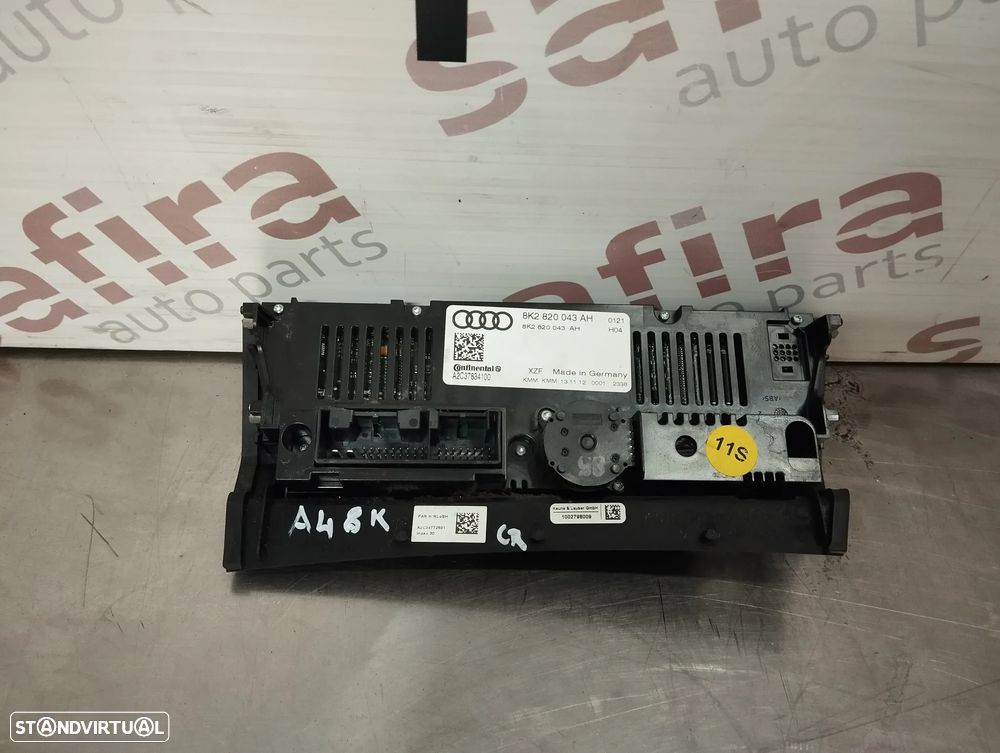 COMANDO SOFAGEM E AC / CLIMATRONIC AUDI A4 B8 / A5 REF. 8K2820043AH A2C37834100 - 2