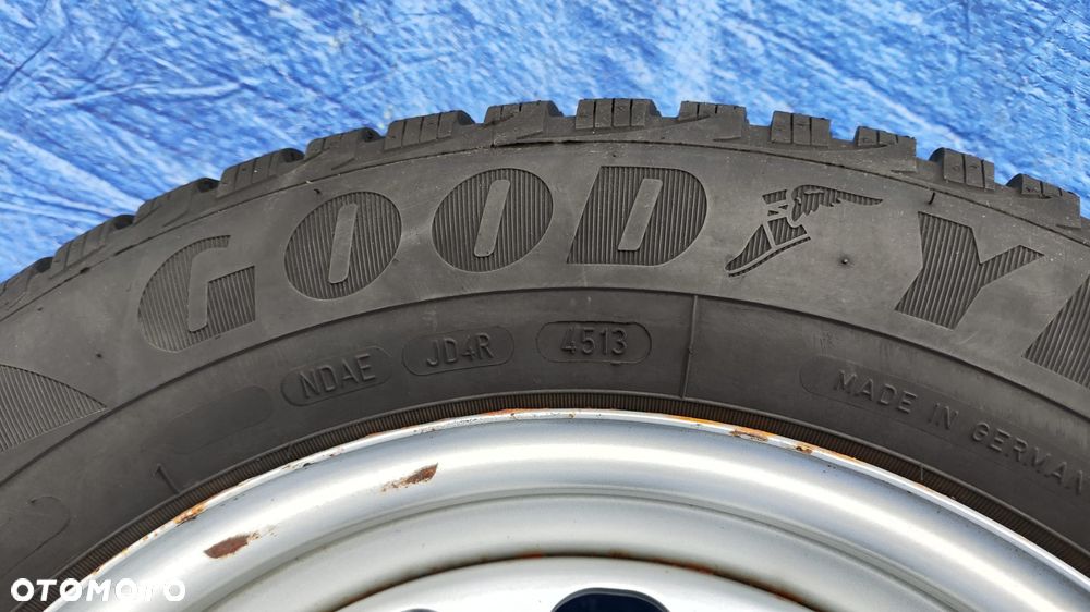 KOŁO ZAPASOWE DOJAZDOWE FELGA 5x112 6Jx15 ET47 OPONA GOODYEAR ULTRAGRIP 8 195/65R15 195 65 15 ORYGINAŁ ŁADNE VW CADDY III 2K - 4