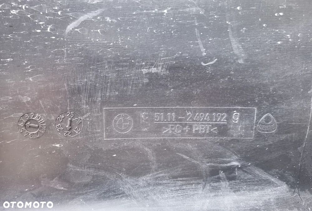 ZDERZAK BMW E39 M PAKIET COSMOSCHWARZ SPRYSKI PDC PRZEDNI PRZÓD ORYGINALNY WYSYŁKA BDB - 6