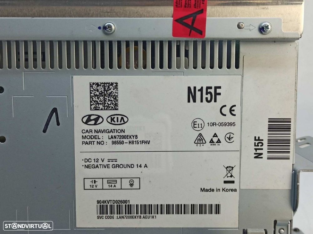 SISTEMA NAVEGAÇÃO GPS KIA STONIC (YBCUV) DRIVE - 11