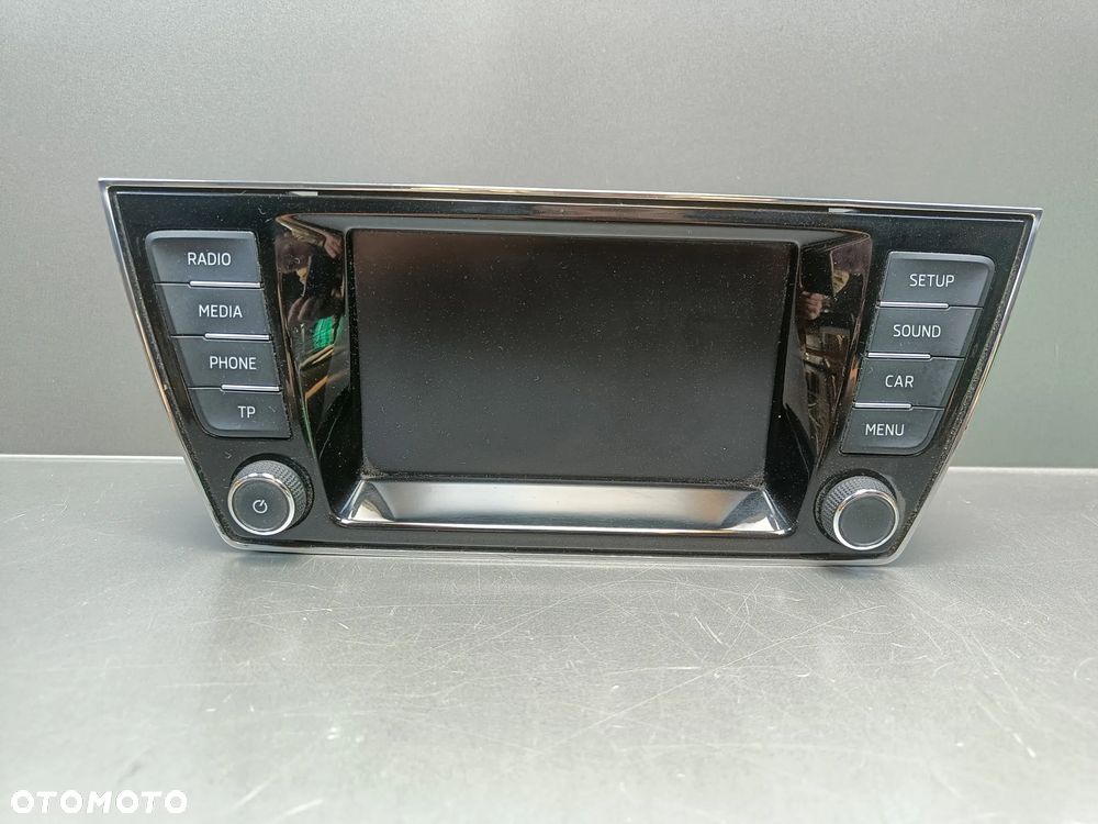 Radio Skoda Fabia 3 III Wyświetlacz Ekran 6V0919604 - 1