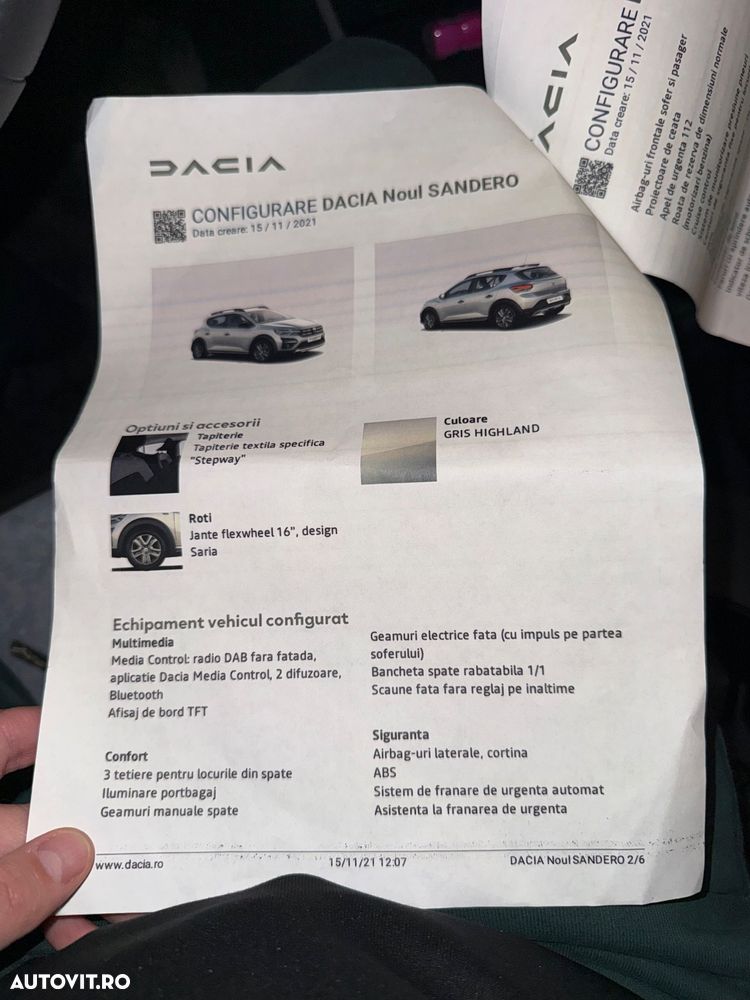 Dacia Sandero Stepway TCe 90 MT6 Comfort - 16