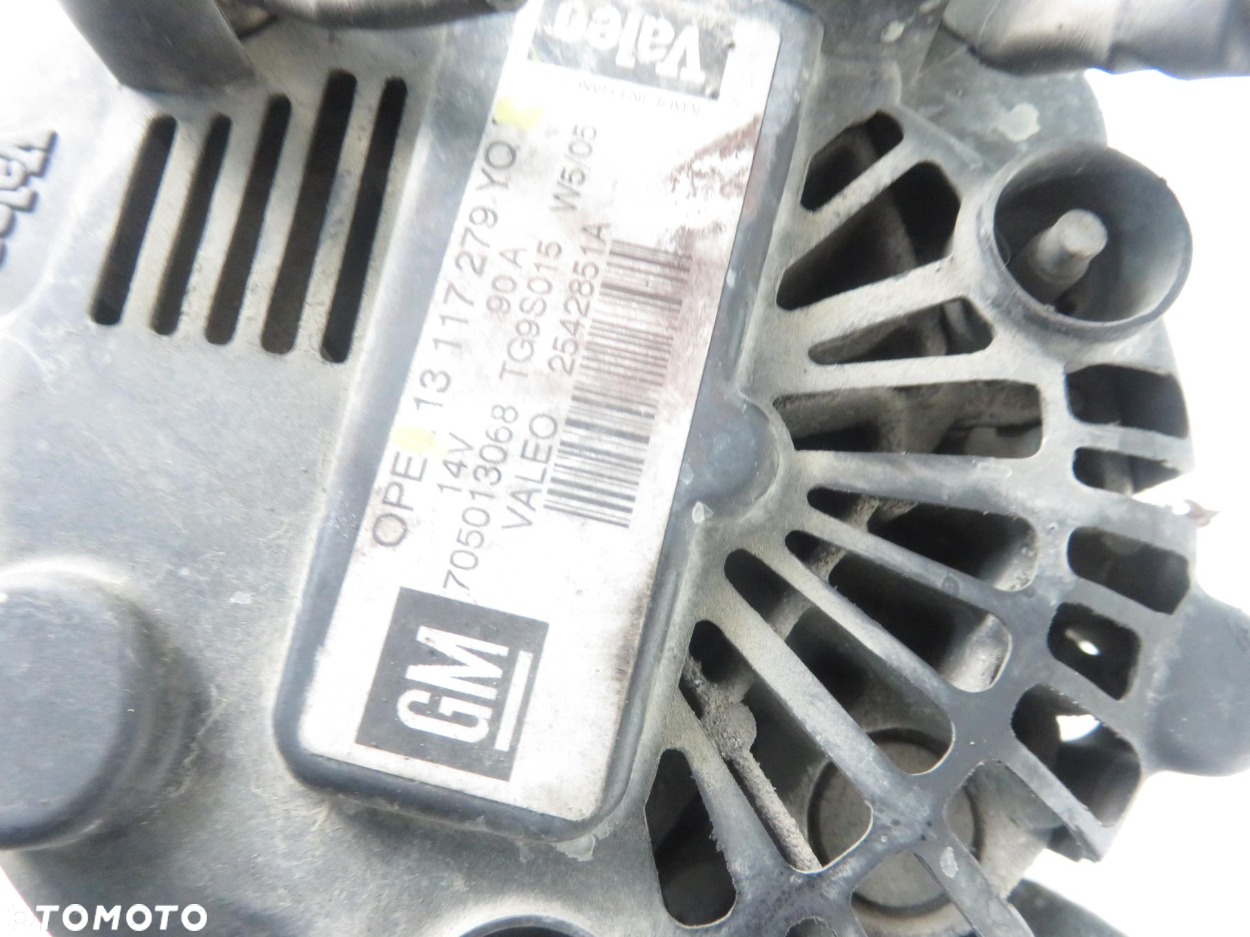 ALTERNATOR OPEL CORSA C (X01) 1.3 CDTI - Z 13 DT 13117279YQ - 2