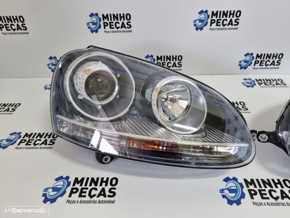 Faróis VW Golf 5 V (R32) Look Xénon - 5