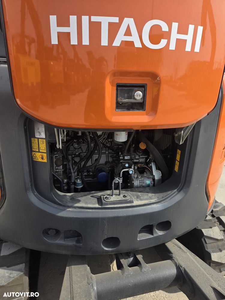 Hitachi ZX65USB-6, 2019, 2.006h, 6,5 TONE, CUPLA RAPIDA+2 CUPE EXCAVARE NOI+1 cupa taluz, inst picon pe brate, instal hidr rotire pe brate, LAMA NIVELARE, ad sapare 4,5m, ridica 4t, AC, posibilitate leasing-PROMOTIE 41900EUR+Tva - 29