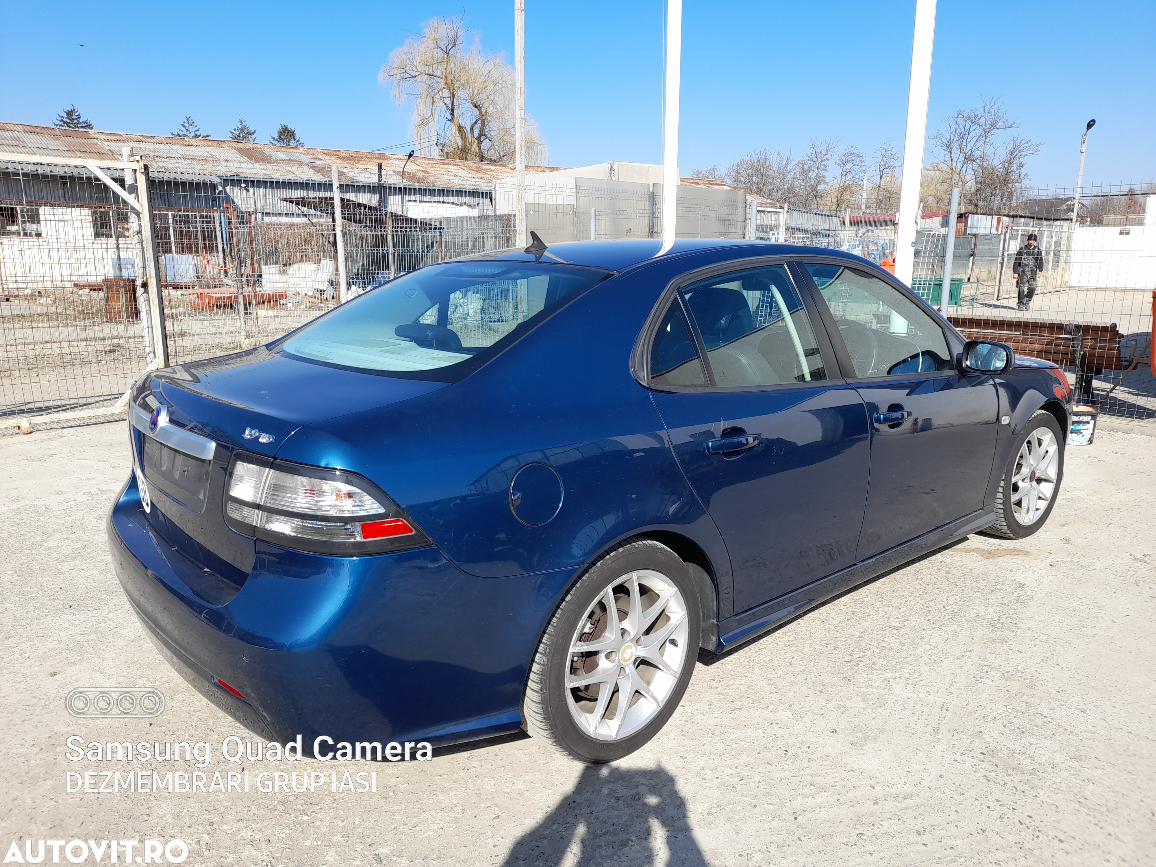 Capota Portbagaj Saab 9-3 2008 Berlina Albastru - 3