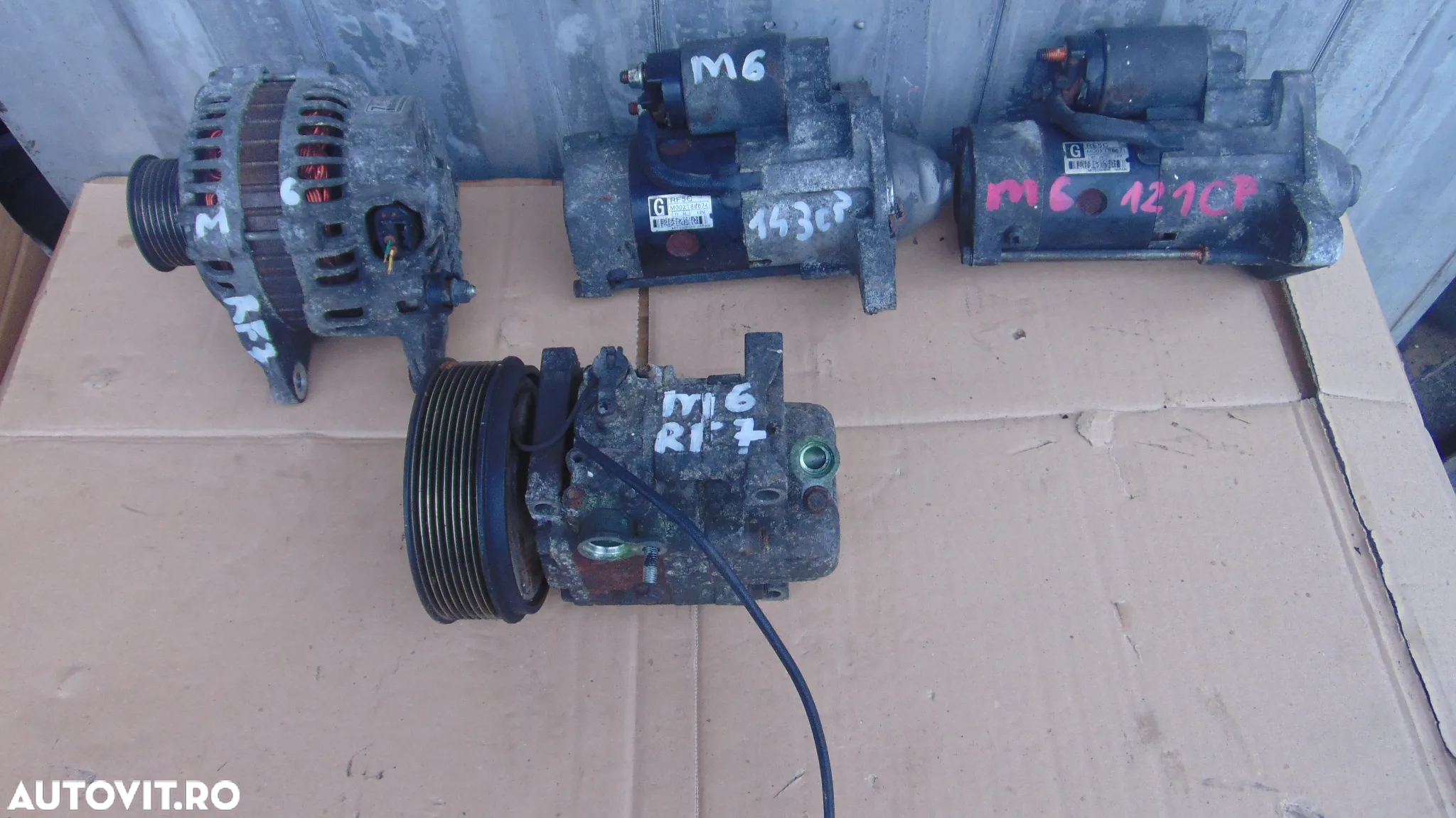 Alternator-electromotor-compresor clima mazda 6 RF7J143 cp RF5-121,136 - 2