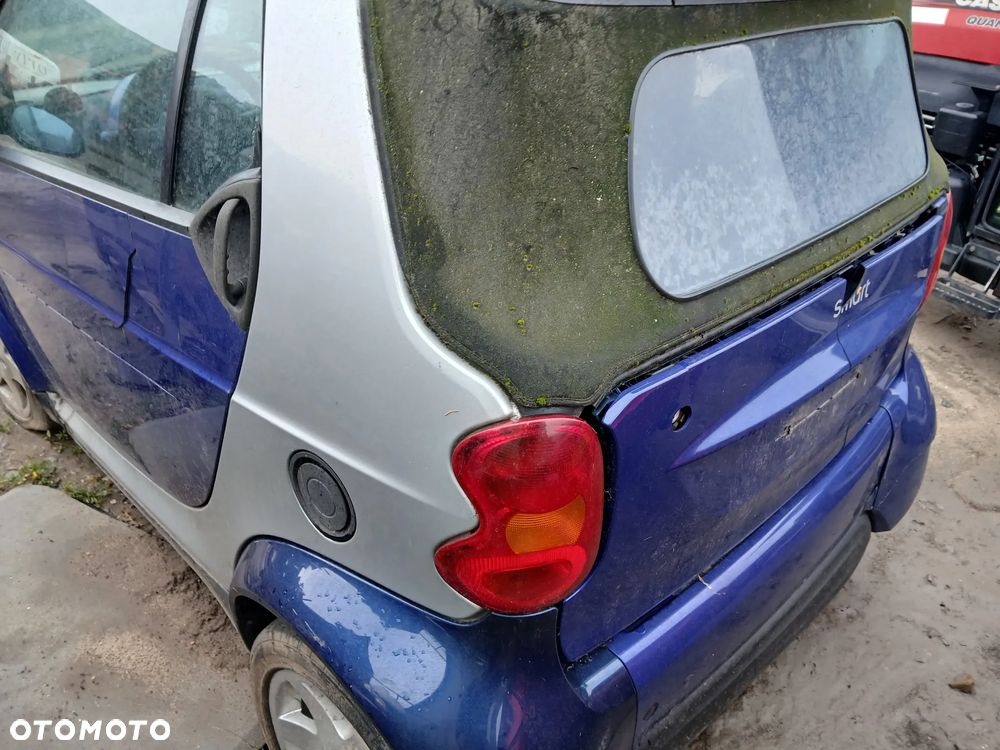 smart fortwo cabrio maska zderzak lampa grill błotnik drzwi zbiornik paliwa szyba lusterko klamka - 6