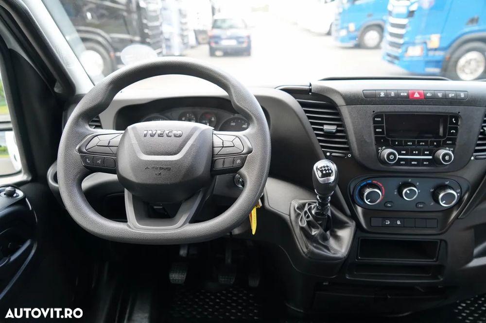 Iveco DAILY 35- 160 / KONTENER 4,3 M / WINDA DHOLLANDIA 750 KG / BLIŹNIAK / 3 MIEJSCA / SPROWADZONY / EURO 6 - 25