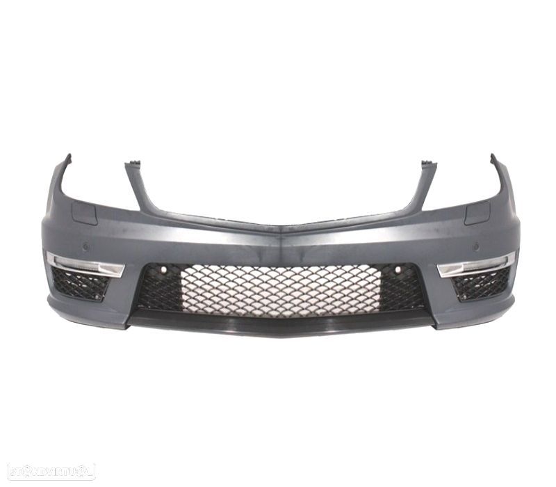 PÁRA-CHOQUES FRONTAL MERCEDES CLASE C W204 11-14 LOOK AMG C63 PDC - 2