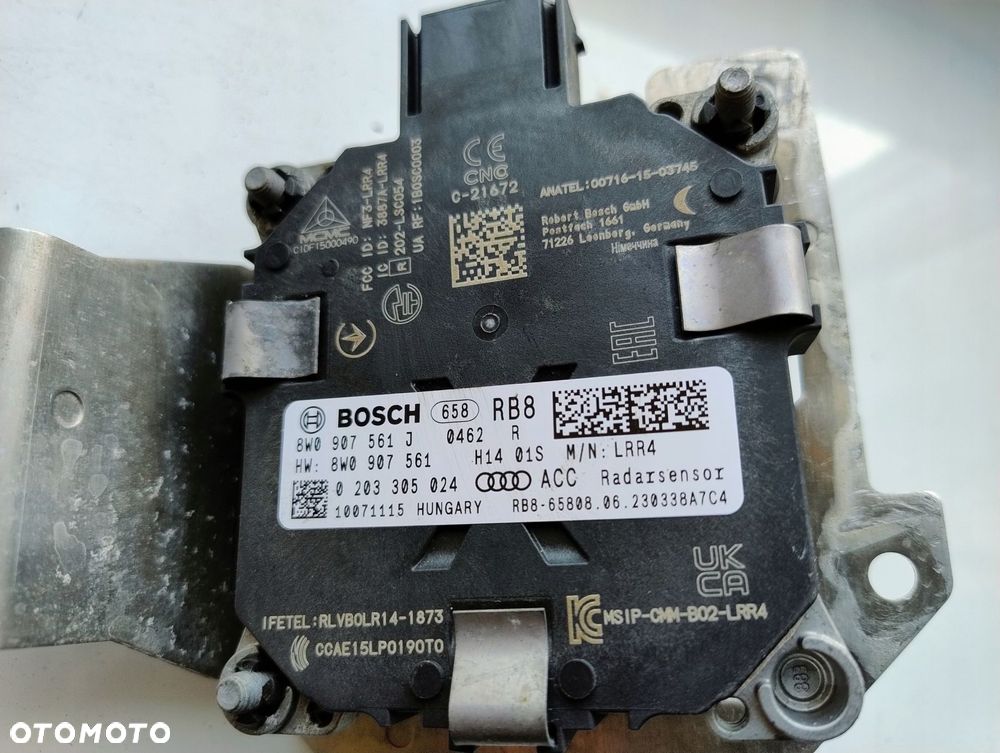 radar moduł sensor audi a4 b9 8w 8w0 8w0907561j - 4