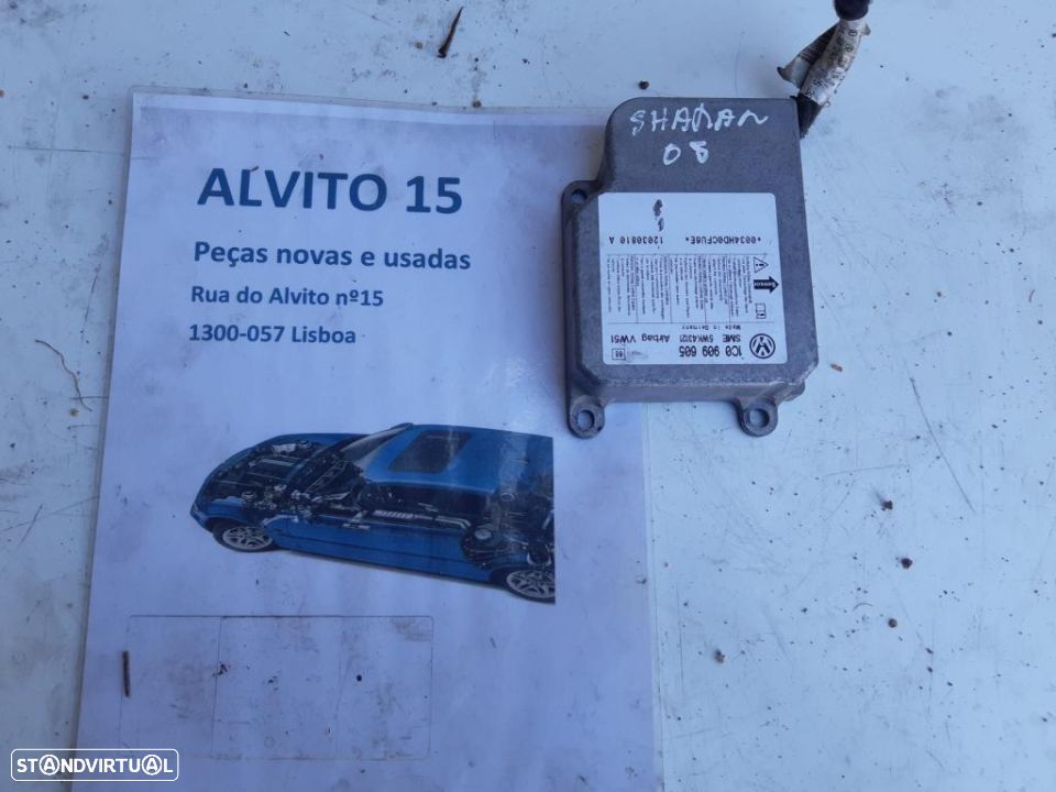 centralina do airbag VW Sharan  2006 - 1