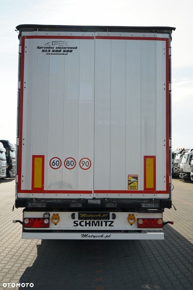 Schmitz Cargobull FIRANKA / STANDARD / OŚ PODNOSZONA / DACH PODNOSZONY  / KOSZ NA PALETY / - 6