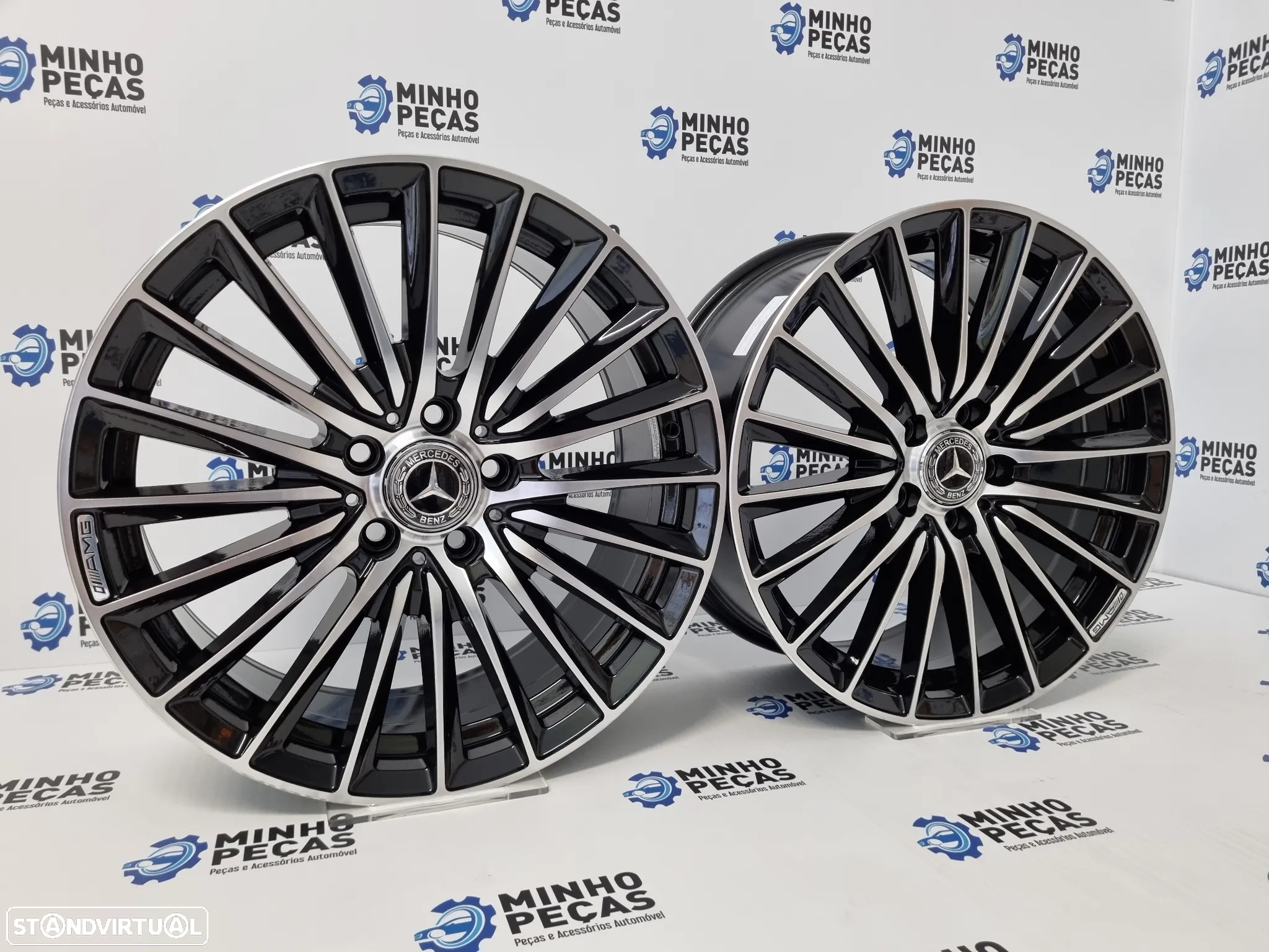 Jantes Mercedes Novo Class C (W206) AMG em 18 Black Polish - 2