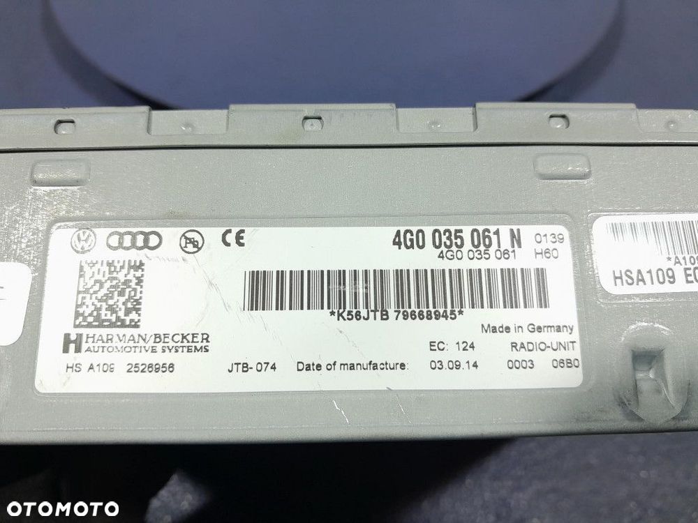 AUDI A5 8T LIFT MODUŁ TUNER RADIA 4G0035061N - 7