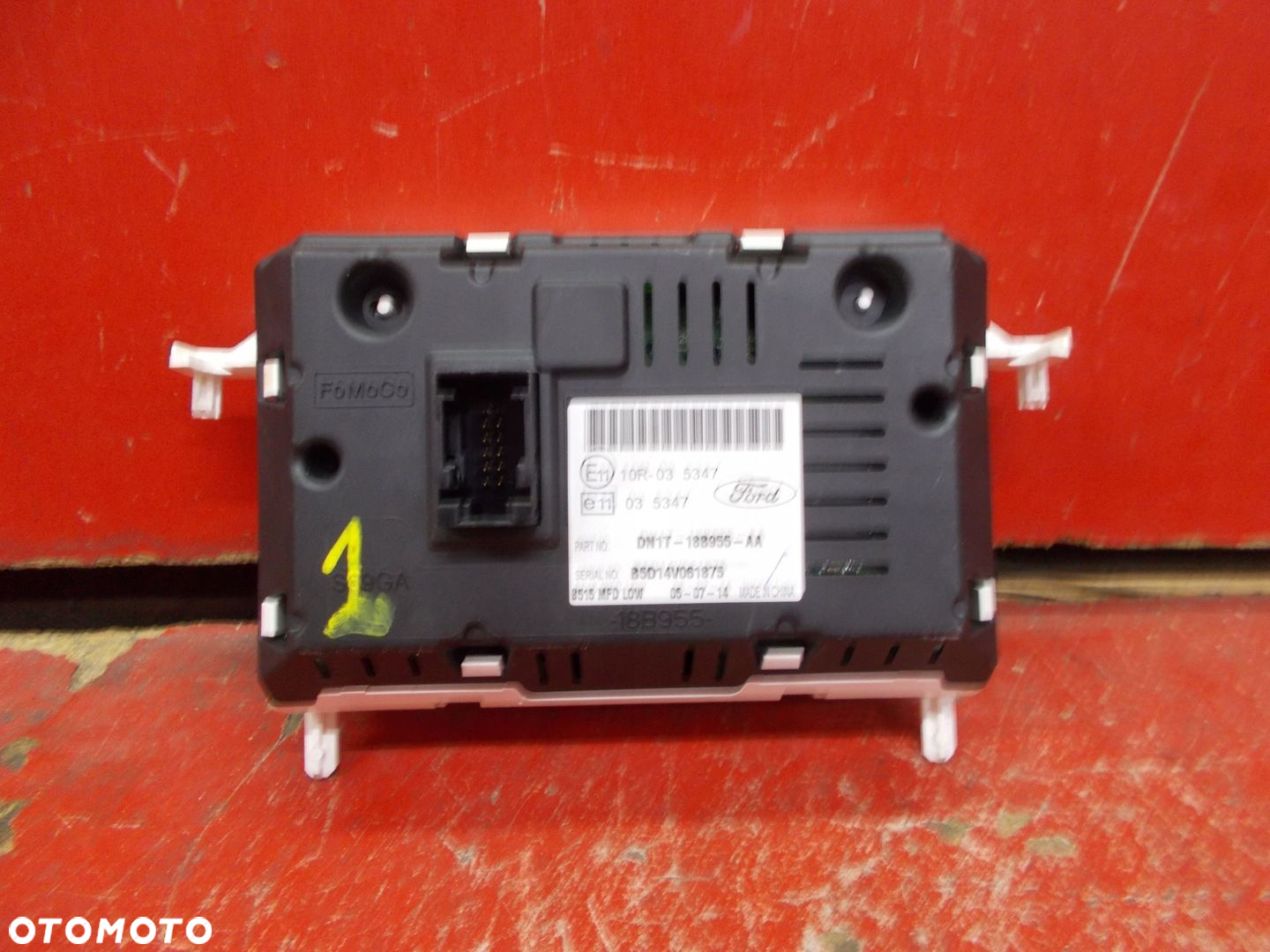 FORD FIESTA MK7 MKVII 08-14 DN1T-18B955-AA WYŚWIETLACZ RADIA - 2