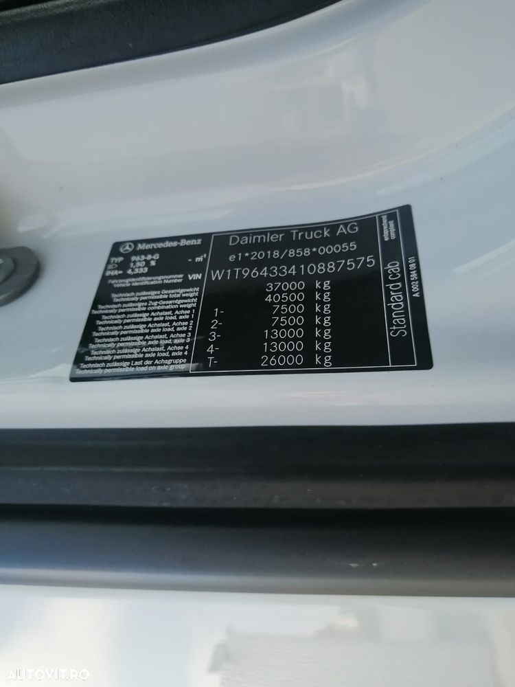 Mercedes-Benz Arocs 3740 8x4 BETONIERA/BETON MIXER 10 m3, NOU/NEW!!! - 35