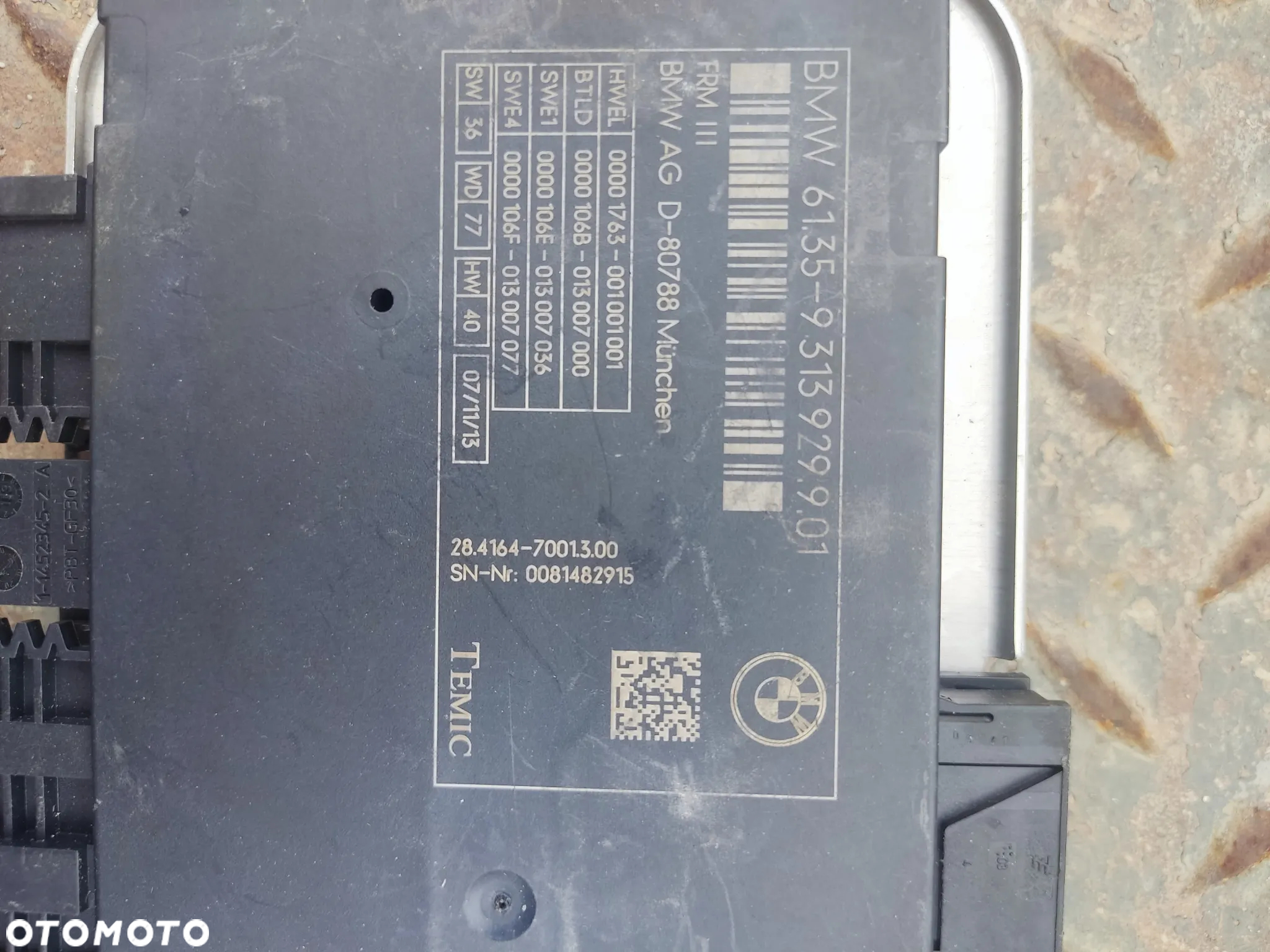 BMW F11 MODUŁ STEROWNIK ŚWIATEŁ 9313929 - 3