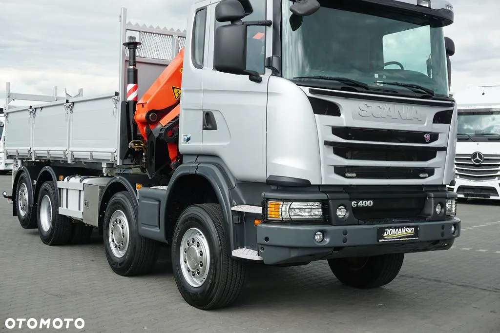Scania G 400 / E 5 / 8 X 4 / 4 x 4 / WYWROTKA + HDS / TRIDEM / PALFINGER PK 26002 / MANUAL - 39