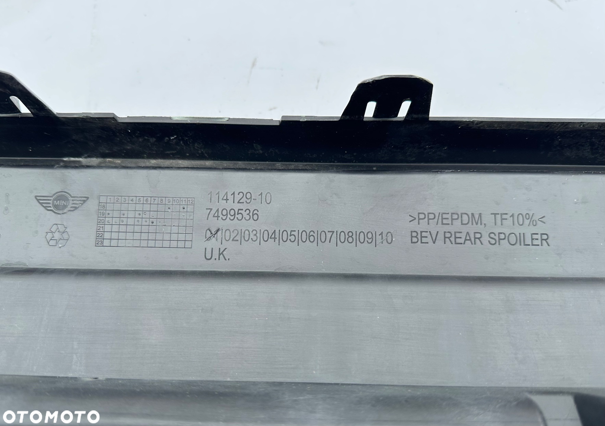 MINI COOPER BEV F56 LCI Lift 2019 - spoiler DYFUZOR DOKŁADKA ZDERZAK PDC OE - 5