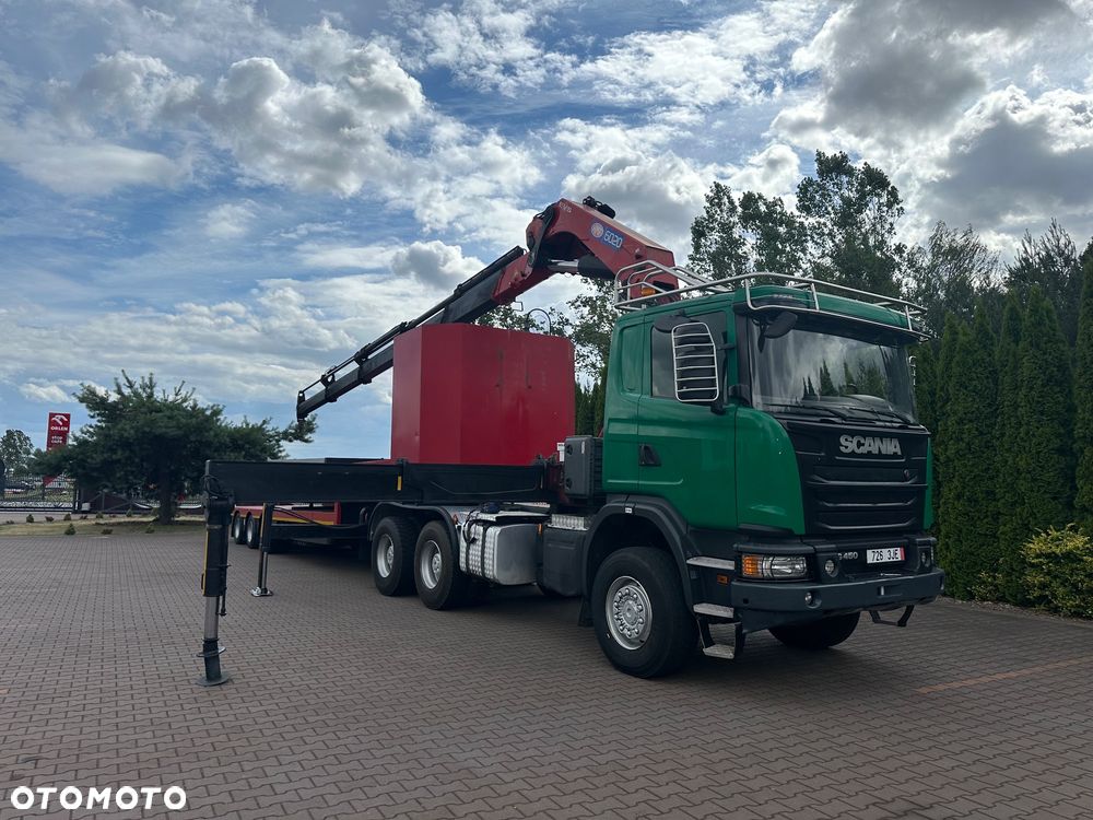 Scania G450 6x6 do energetyki 2015r słupów ciągnik specjalny Hds żuraw - 9