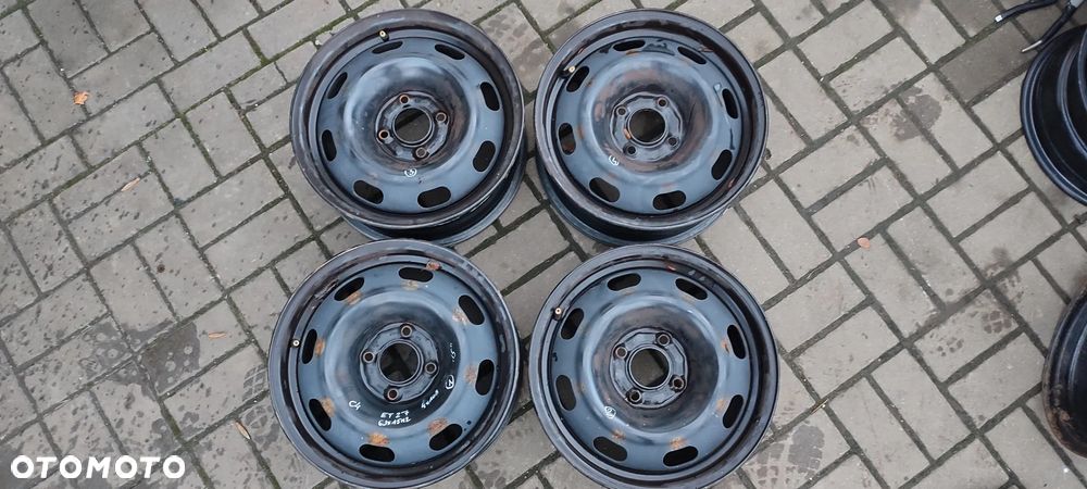 FELGI STALOWE 4x108 6Jx15 CALI ET27 CITROEN PEUGEOT KOMPLET 4 SZTUKI - 1