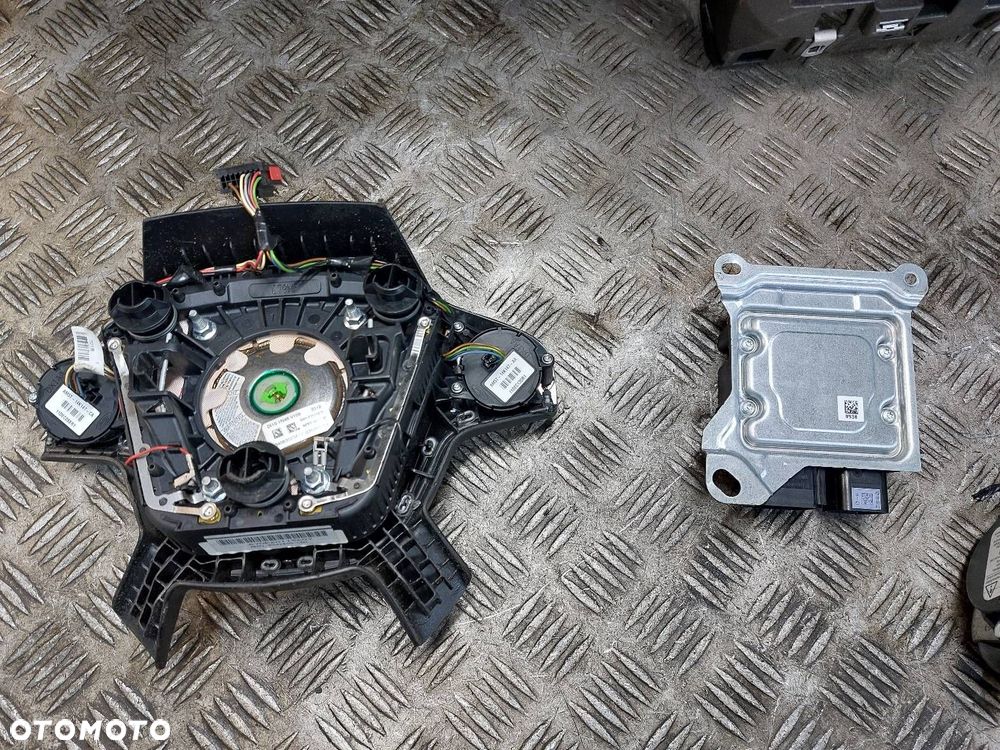 ZESTAW AIRBAG KOKPIT DESKA MODUŁ PODUSZKI PASY KOMPLET FORD FOCUS MK3 - 5