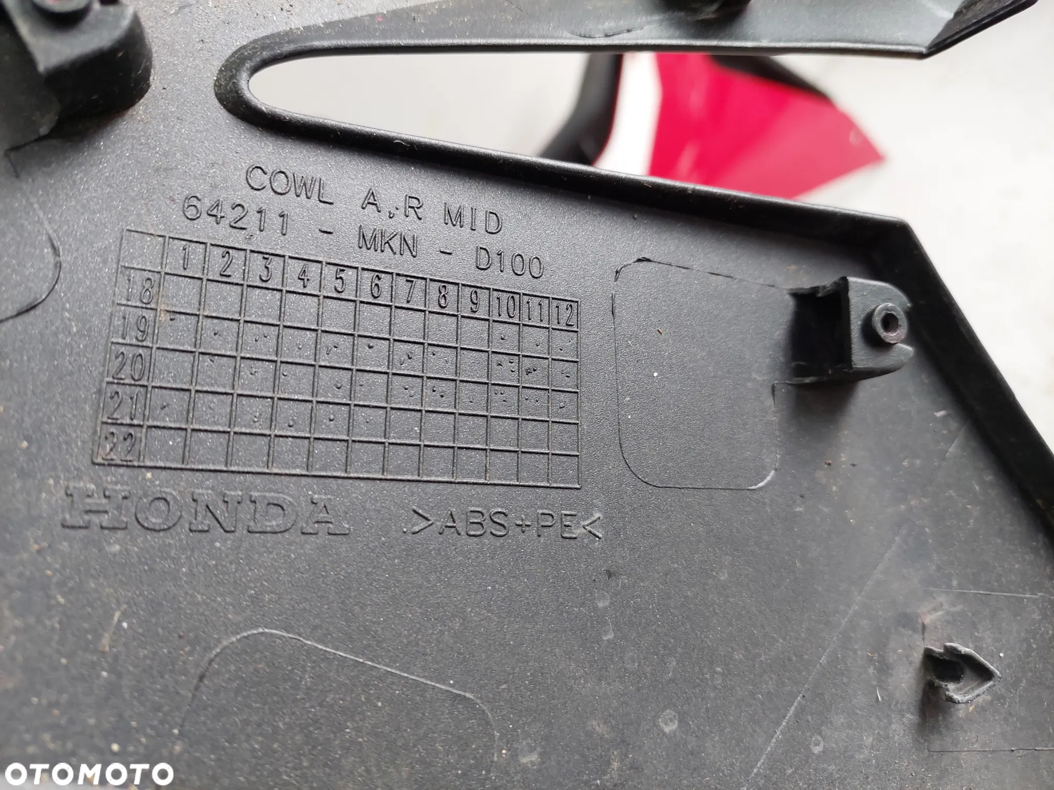 HONDA CBR 650 R owiewka bok boczek wypełnienie - 4
