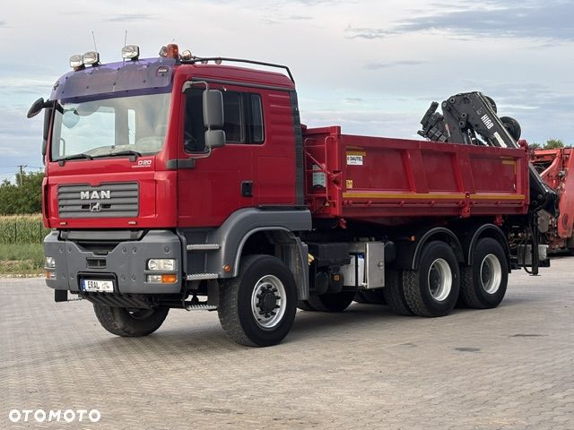 MAN TGA 26.430 Kipper Dautel Hydroburta 6x6 HDS stan idealny - 9