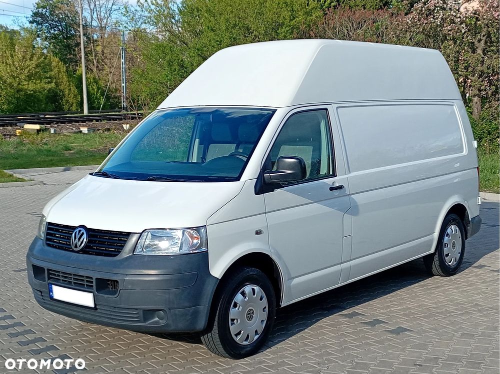 Volkswagen TRANSPORTER T5 XI.2009r. MAX WYSOKI 1,9 TDI 102KM KLIMATYZACJA NOWE SPRZĘGŁO I ROZRZĄD PRZEGLĄD NA ROK ZERO RDZY 3 OSOBOWY STAN TECHNICZNY WZOROWY ŁADOWNOŚĆ 1385 KG BEZWYPADKOWY VAT1 ELEKTR. SZYBY I LUSTERKA - 1