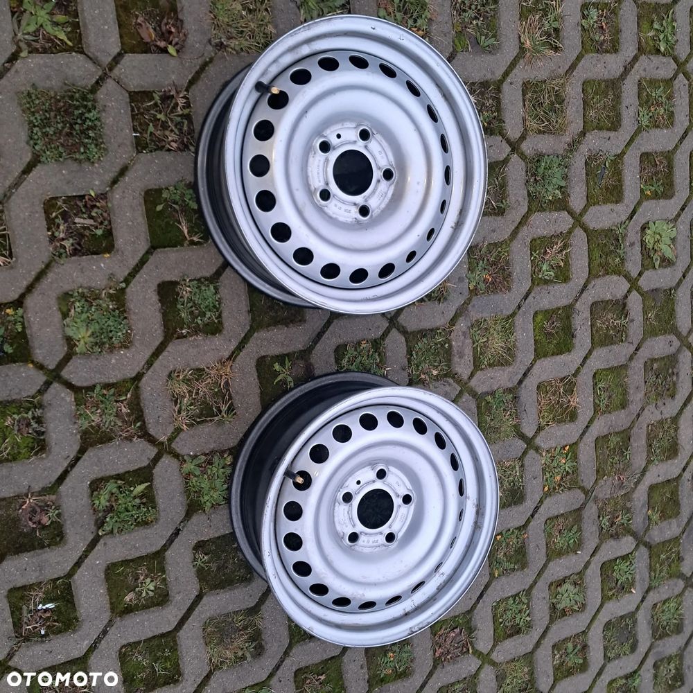 Felga stalowa felgi czujnik TPMS mercedes citan renault kangoo 6Jx15" et35 5x108 - 1