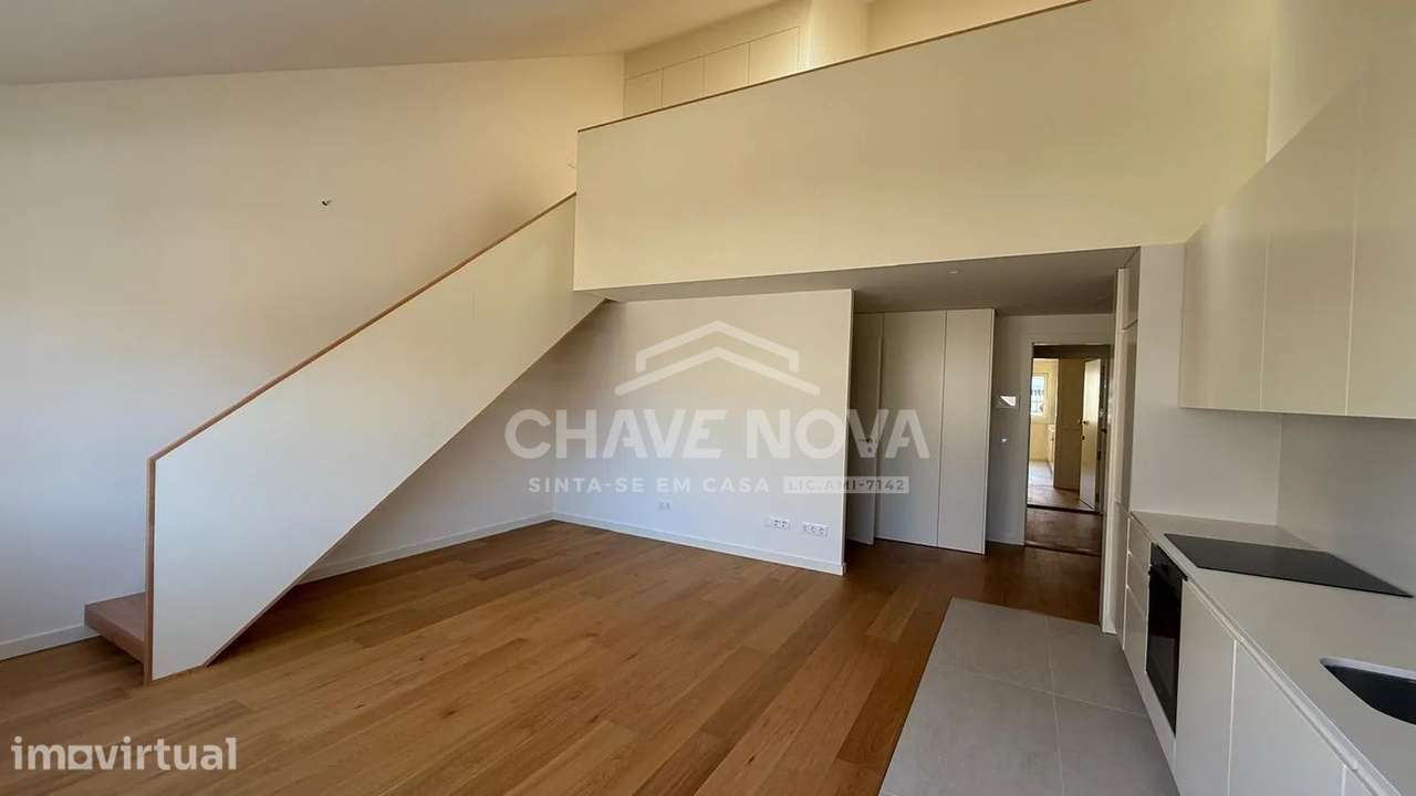 T1 Duplex Mezzanine c/ 2 WC's e lugar de garagem, em Matosinhos Sul - Grande imagem: 2/22