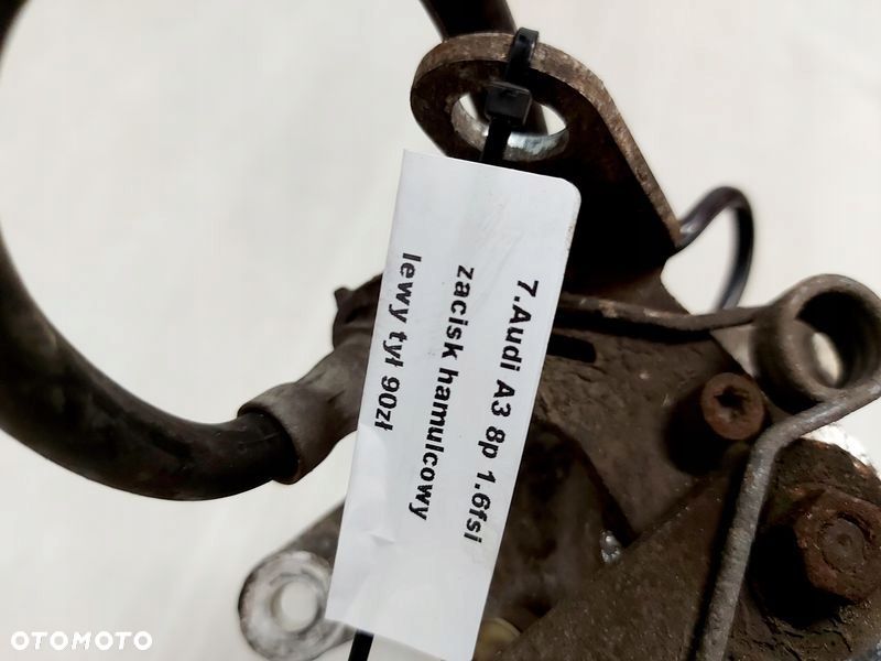 AUDI A3 8P 1.6 FSI ZACISK HAMULCOWY LEWY TYŁ TYLNY - 5