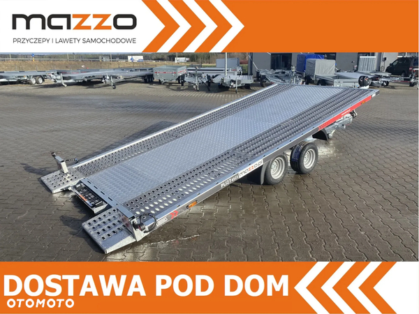 Lorries PLI27-4521 DOSTAWA Przyczepa Laweta 450x201cm DMC 2700 Uchylna grawitacyjnie