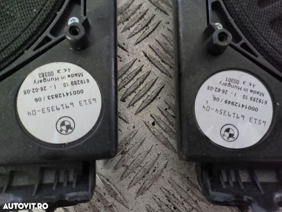 Boxa Difuzor Subwoofer Tub De Bass Bmw E60 E61 Cod 6919353 6919354 - 5