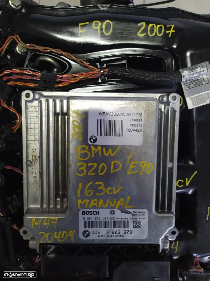 BMW 320D centralina DDE 7 803 373  / 0 281 013 501 163cv - 3