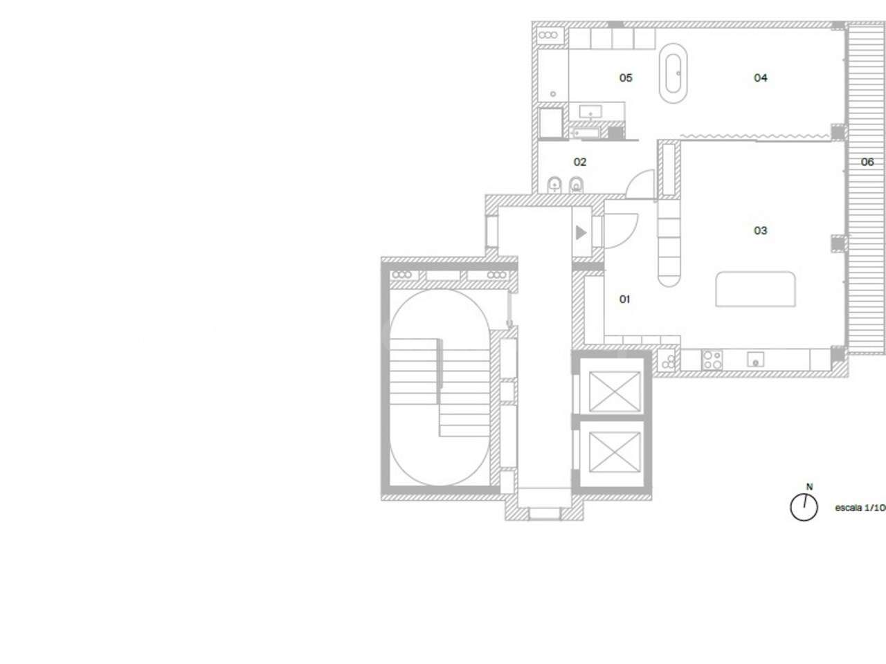 Apartamento T1 Novo, com varanda e lugar de garagem, Matosinhos Sul - Grande imagem: 4/5