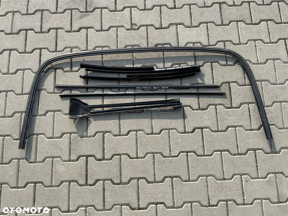 BMW E46 CABRIO M PAKIET LISTWY OZDOBNE DRZWI CZARNE - 1